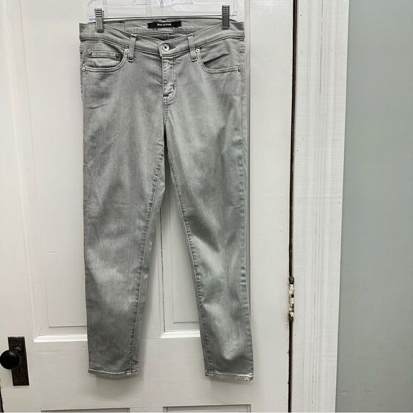 Big Star Light Gray Skinny Jeans Jeggings women's 29 - Picture 1 of 7
